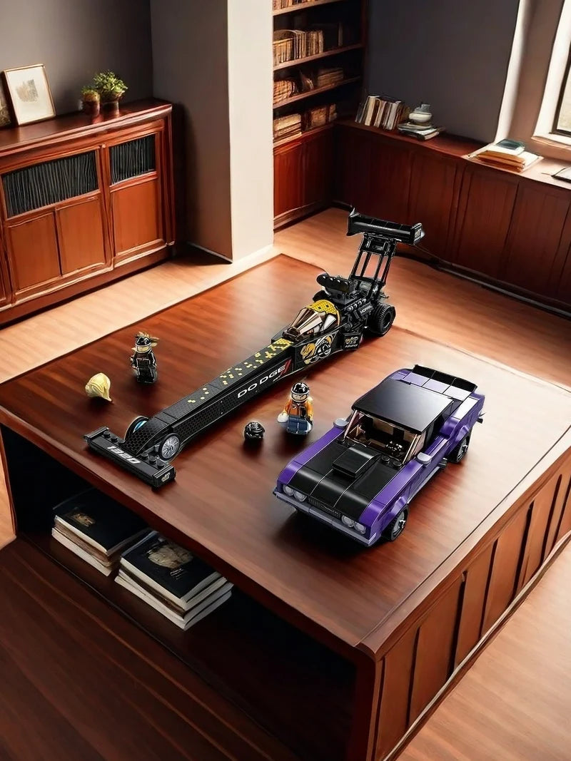 76904 LEGO is launching a set themed around speed and racing, incorporating classic Dodge racing elements