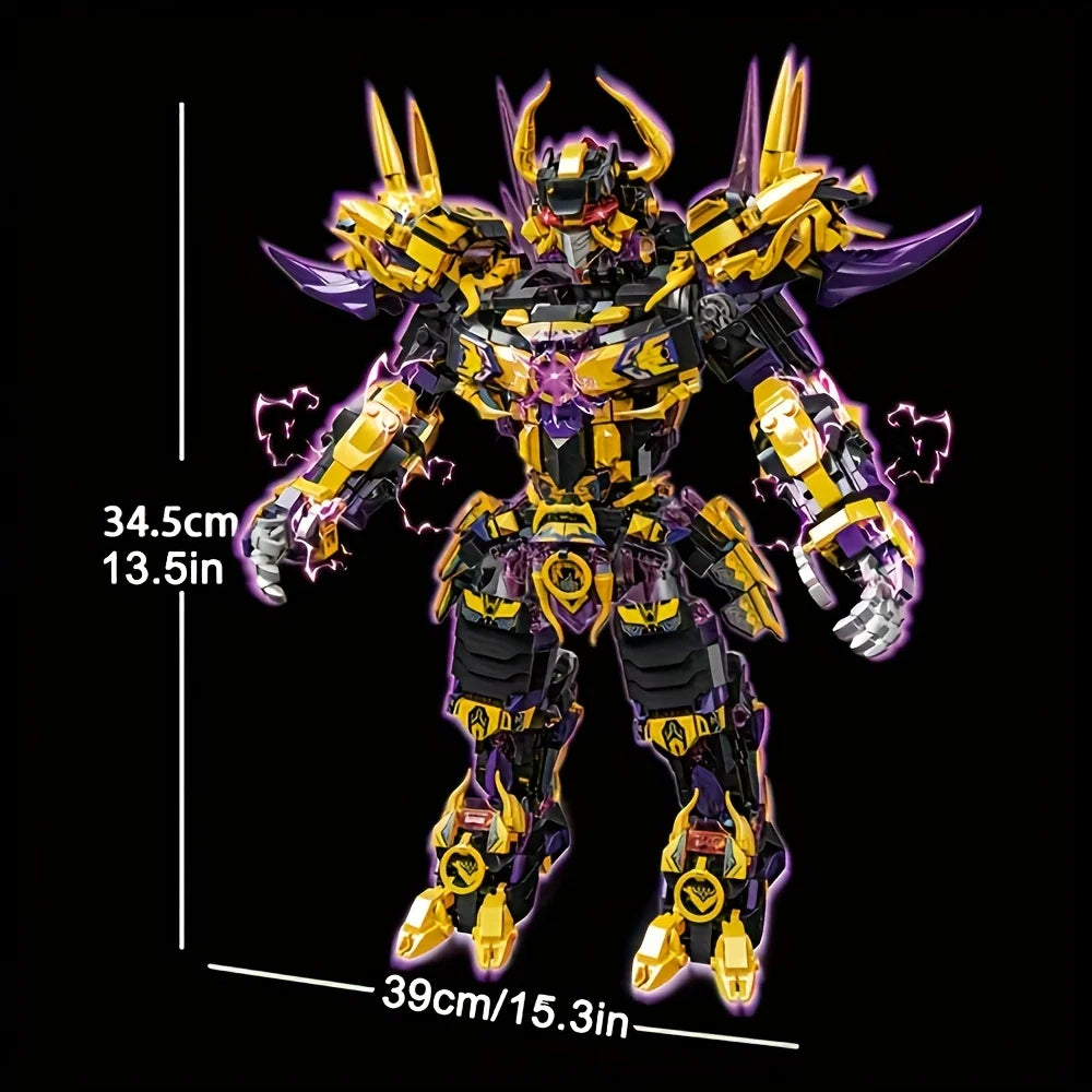 MOC IDEAS 2508pcs Armor Robot Mecha Building Blocks Bricks compatible Games Mecha Perfect Room Decorations Anime TOYS