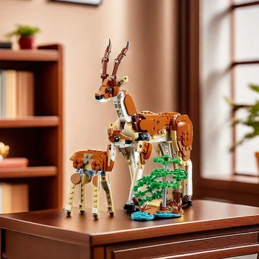 31150  LEGO  Wild Safari Animals, Rebuilds into 3 Different Safari Animal Figures ,Building Set for Kids Ages 9 Years Old