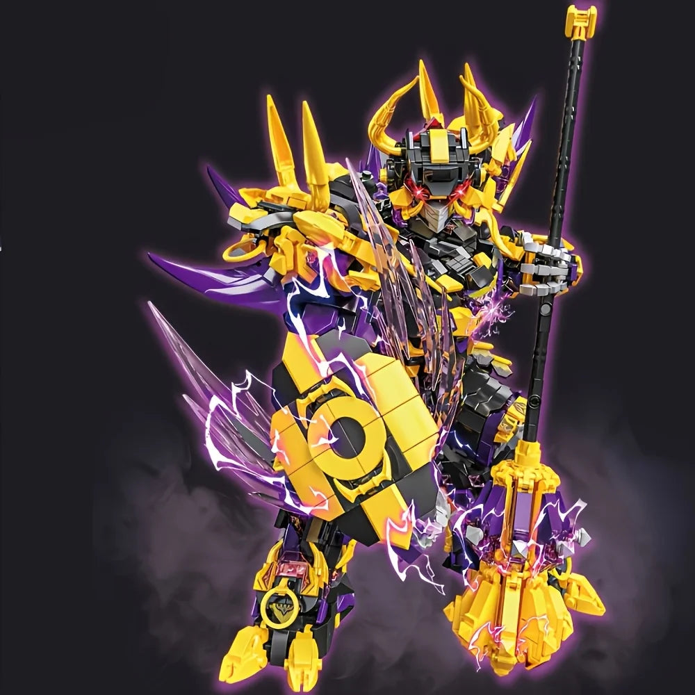 MOC IDEAS 2508pcs Armor Robot Mecha Building Blocks Bricks compatible Games Mecha Perfect Room Decorations Anime TOYS