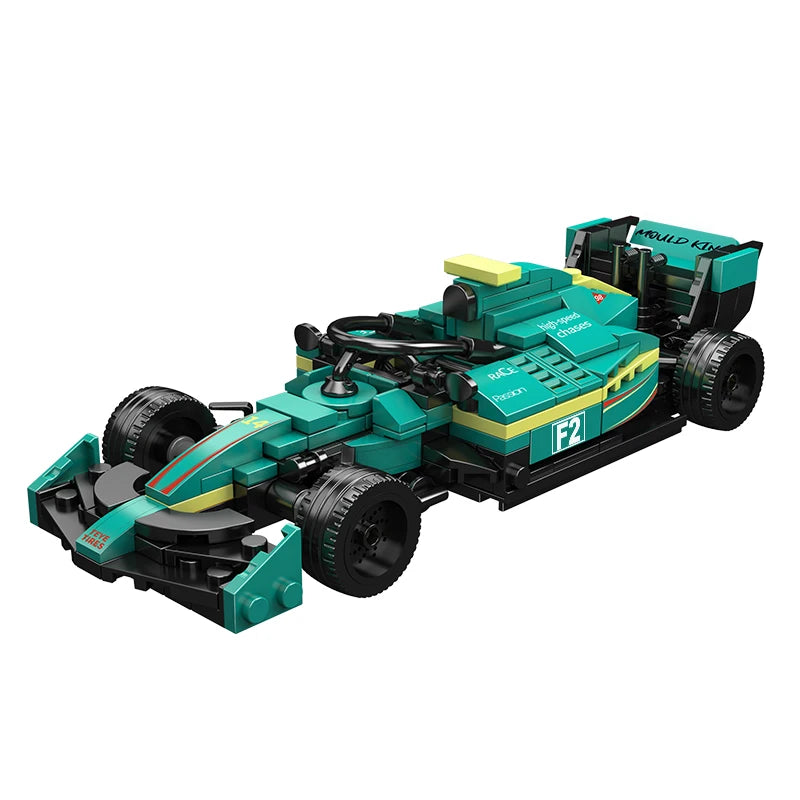 Mould King Creative Pull - Back Martin Formula Racing Car | Buildable Toy | High - Difficulty MOC Blocks For Adults (308 PCS)
