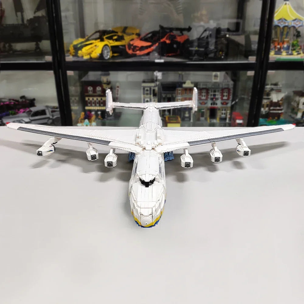 AN-225 Large Transport Aircraft Building Block Model 5350PCS Big Size Airplane Assembly Set Kid Friendly Toy Ideal Gift